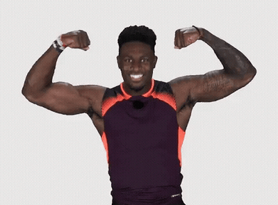 Man With Tattoo Saying Faith GIF