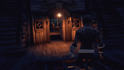 Man With Tattoo Saying Here We Go Again GIF