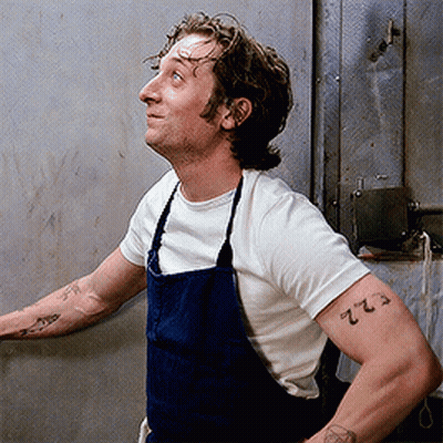 Man With Tattoo Saying ZZ GIF
