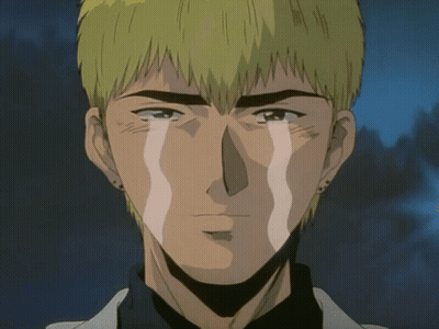 Man With Tear Running Down Cheek GIF