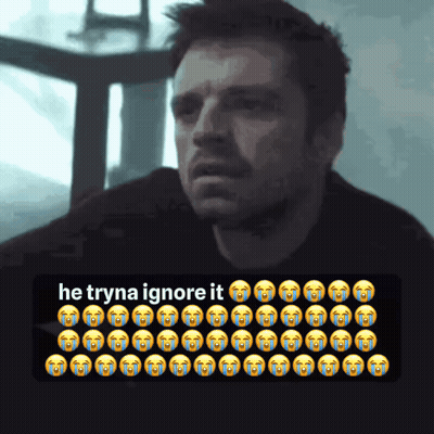 Man With Tears Saying He Tryna Ignore It GIF