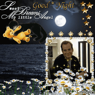 Man With Teddy Bear Saying Good Night