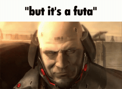 Man With Text But It's A Futa GIF