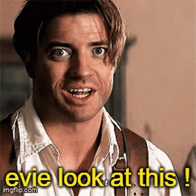 Man With Text Evie Look At This GIF