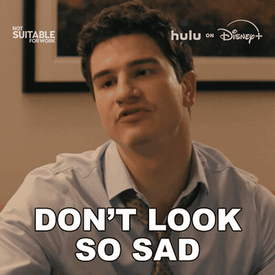 Man With Tie Says Don't Look So Sad
