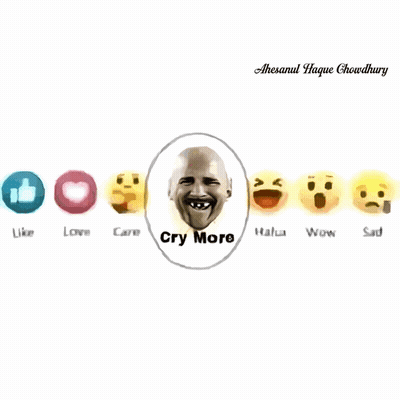 Man With Toothless Smile Saying Cry More GIF