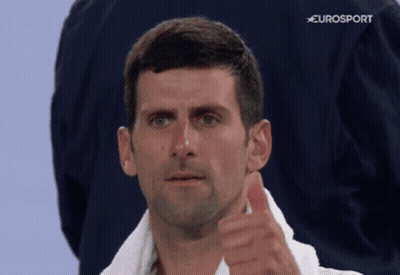 Man With Towel Thumbs Up GIF