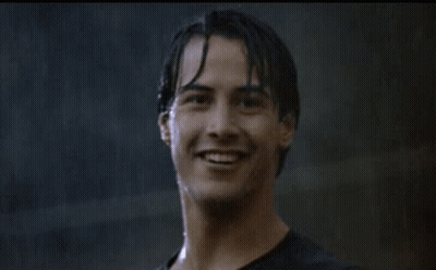 Man With Wet Hair Thumbs Up Rain GIF