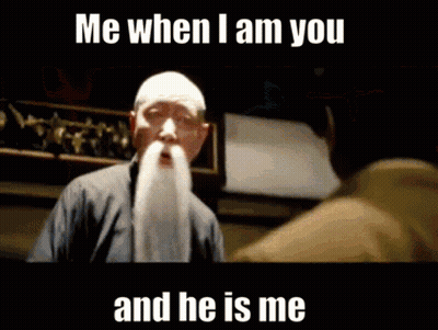 Man With White Beard Saying Me When I Am You GIF