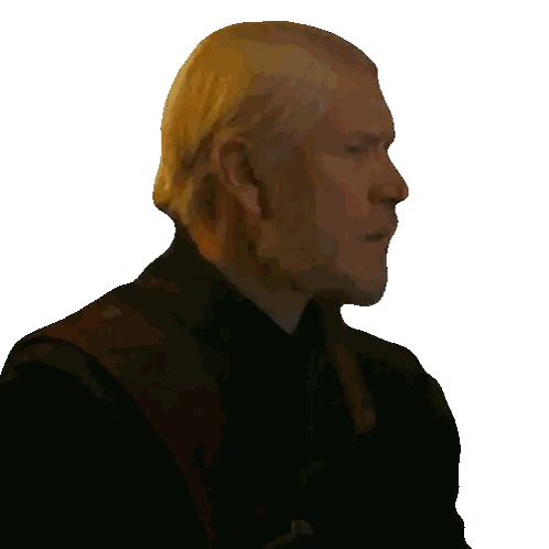 Man With White Hair And Beard Asking What Is Sticker