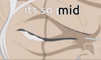 Man With White Hair And Glasses Saying Its So Mid GIF