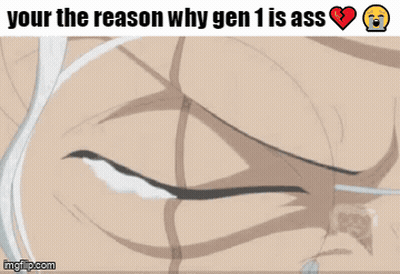 Man With White Hair And Glasses Saying Your The Reason Why Gen 1 Is Ass GIF