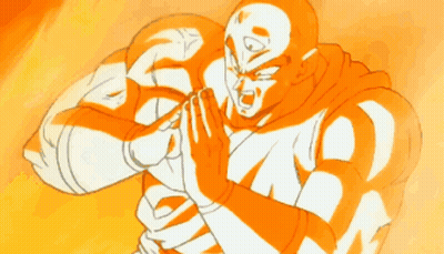Man With White Head and Orange Body