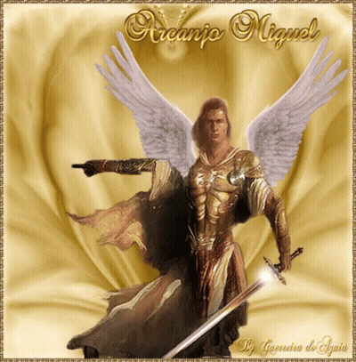 Man With Wings Holding Sword Arcanjo Miguel GIF