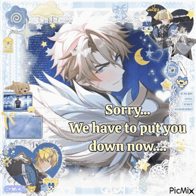 Man With Wings Saying Sorry We Have To Put You Down Now GIF
