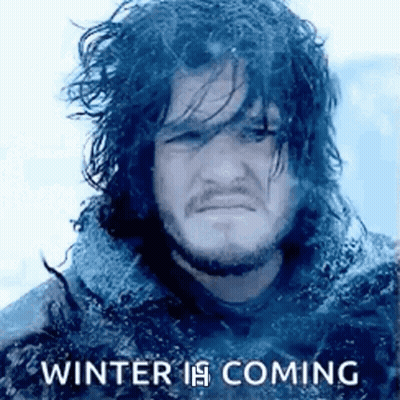 Man With Winter Is Coming GIF