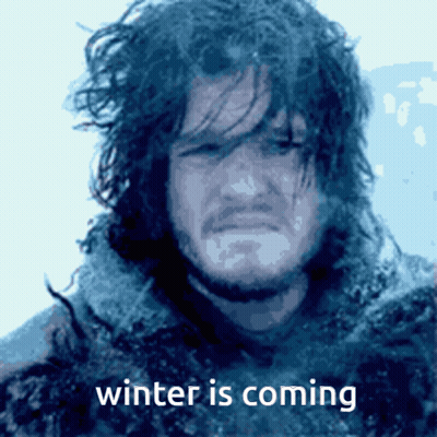Man With Winter Is Coming GIF