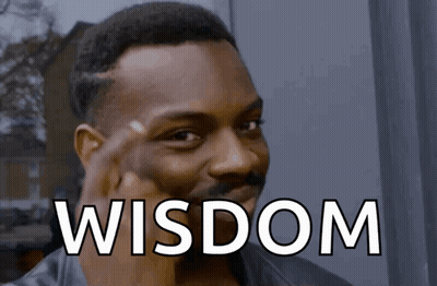 Man With Wisdom Text GIF