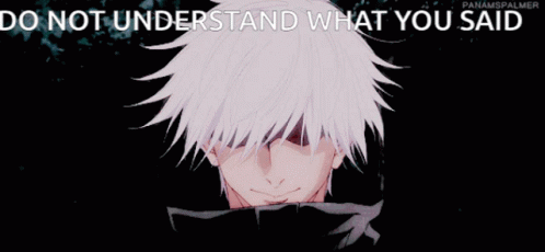 Man With Words Do Not Understand What You Said GIF