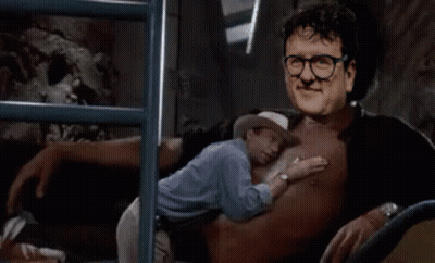 Man With Words Possession And Shudder GIF