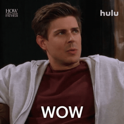 Man With Wow On Chest GIF