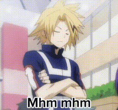 Man With Yellow Hair Arms Crossed Saying Mhm Mhm GIF