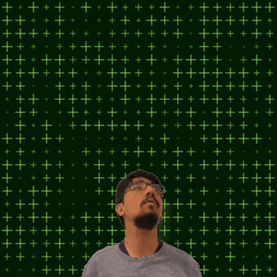 Man With Yellow Number 1 On Green Background GIF