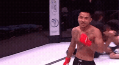 Man Without Shirt In Boxing Ring GIF