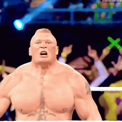 Man Without Shirt In Wrestling Ring GIF