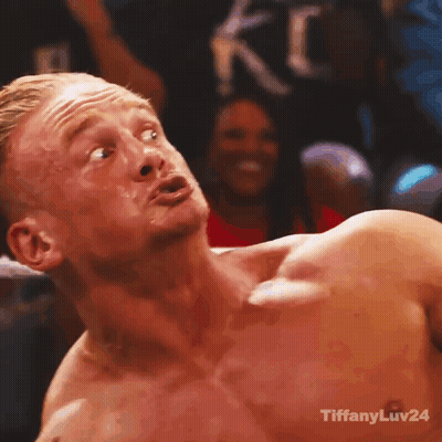 Man Without Shirt Making Funny Face In Crowd Tiffanyluv24 GIF