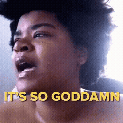 Man Without Shirt Next To Woman In Bed GIF