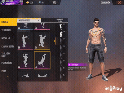 Man Without Shirt Standing In Front Of Imgplay Emotes GIF