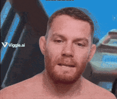 Man Without Shirt With Viggle.ai Logo GIF