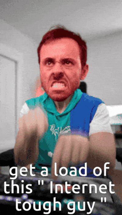 Man Without Shirt Wrestling Ring Mouth Open GIF