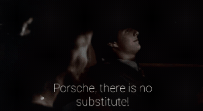 Man Woman Dark Room Porsche No Substitute GIF