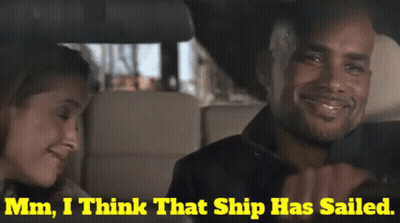 Man Woman In Car That Ship Has Sailed GIF