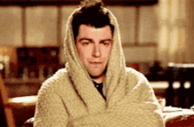 Man Wrapped In Blanket GIF