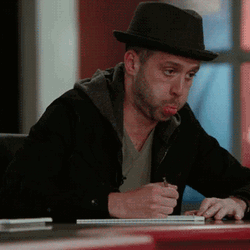 Man Writing Boring Moment GIF