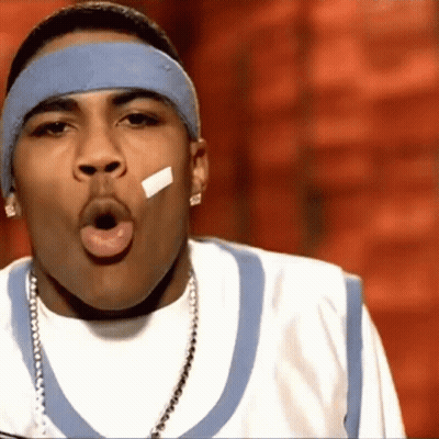 Man Yawning With Headband And Necklace GIF