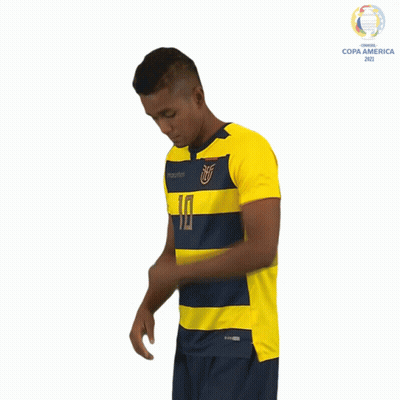 Man Yellow Blue Jersey Number 10 Arms Crossed GIF