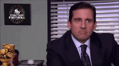 Man Yellow Vest Running I Suck At Fantasy Football GIF
