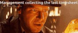 Management When Finally Collected The Final Timecard GIF