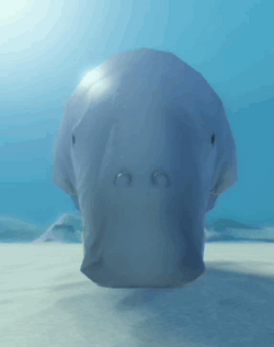 Manatee Breathing Underwater GIF