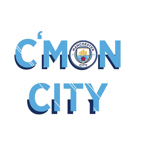 Manchester City Logo With Ship Sticker