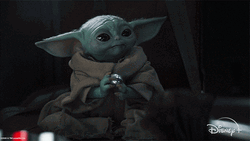 Mandalorian Asking Food Grogu GIF