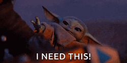 Mandalorian Baby Yoda  I Need It  GIF