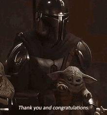 Mandalorian Saying Thank You GIF