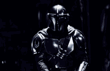 Mandalorian Using Darksaber GIF