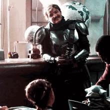 Mandalorian Without Mask GIF