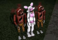 Mangle And Foxy FNAF GIF